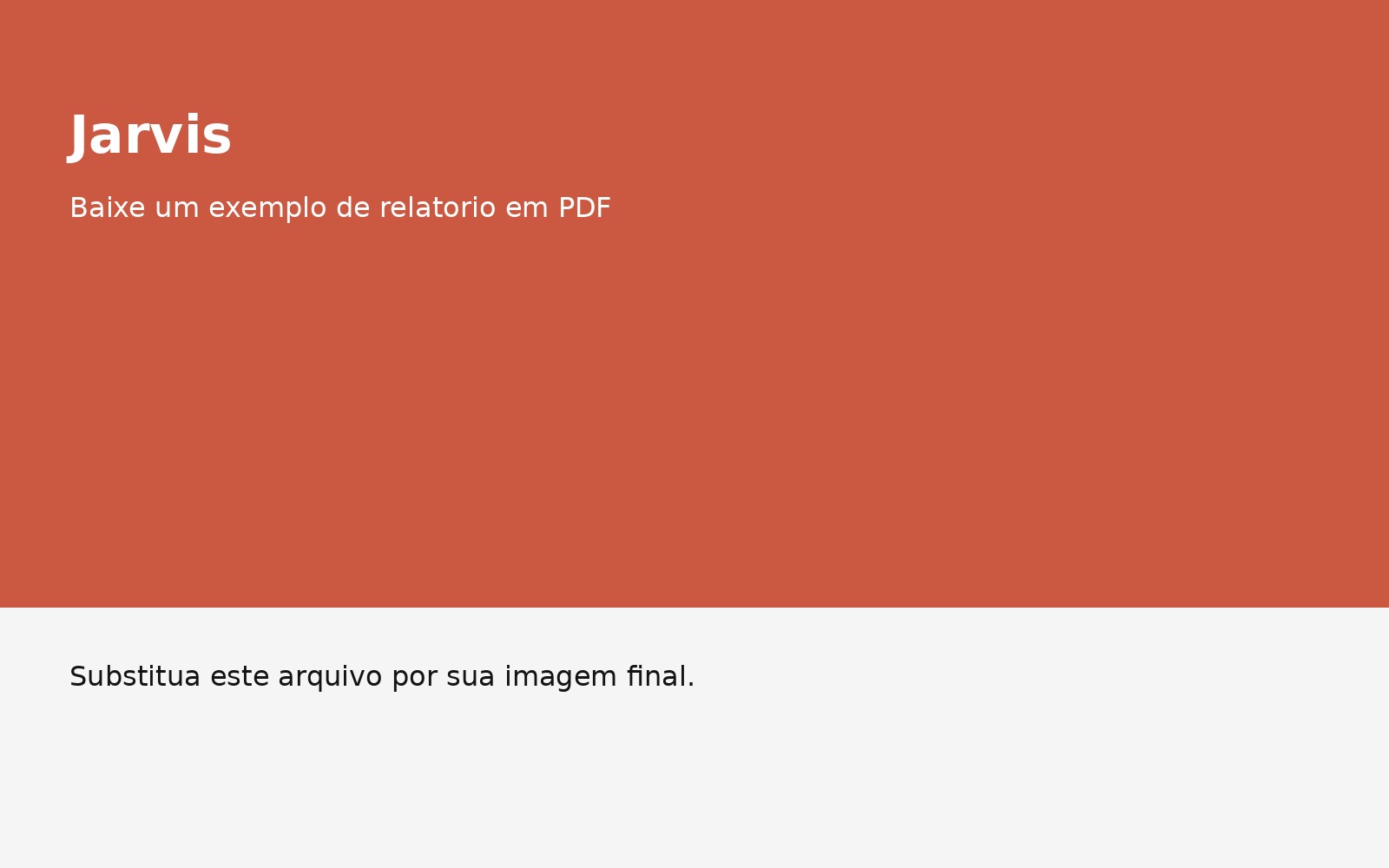 Baixe um exemplo de relatório em PDF